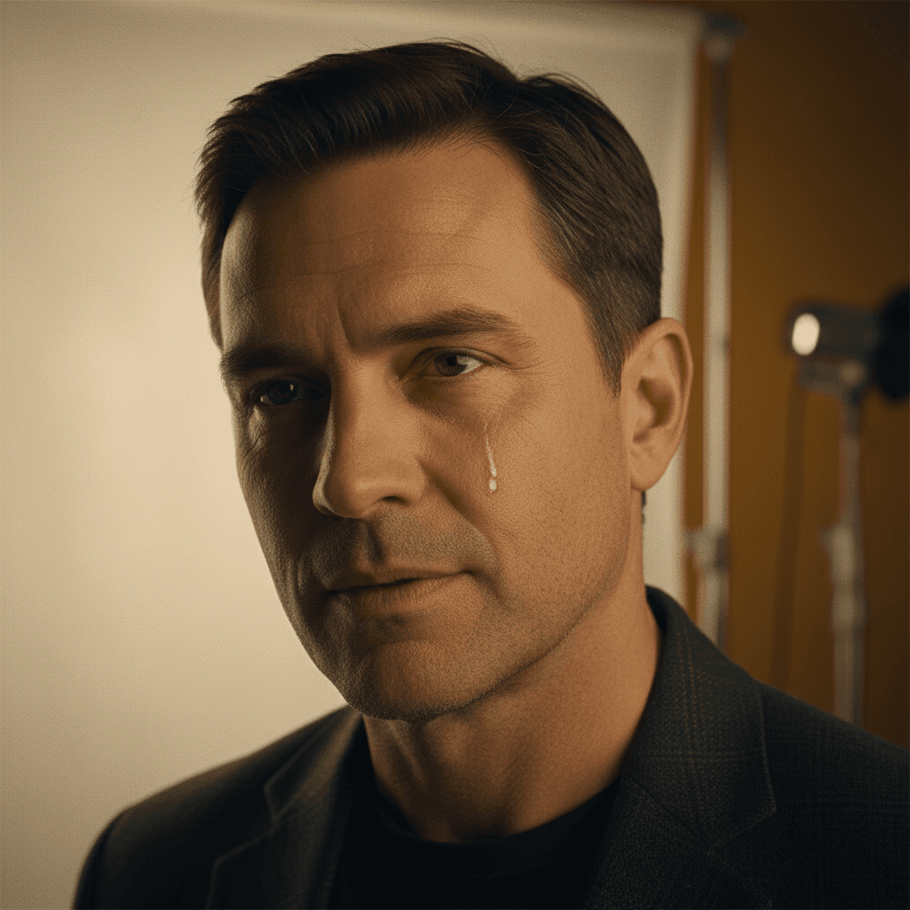 Professional actor delivering authentic brand narrative