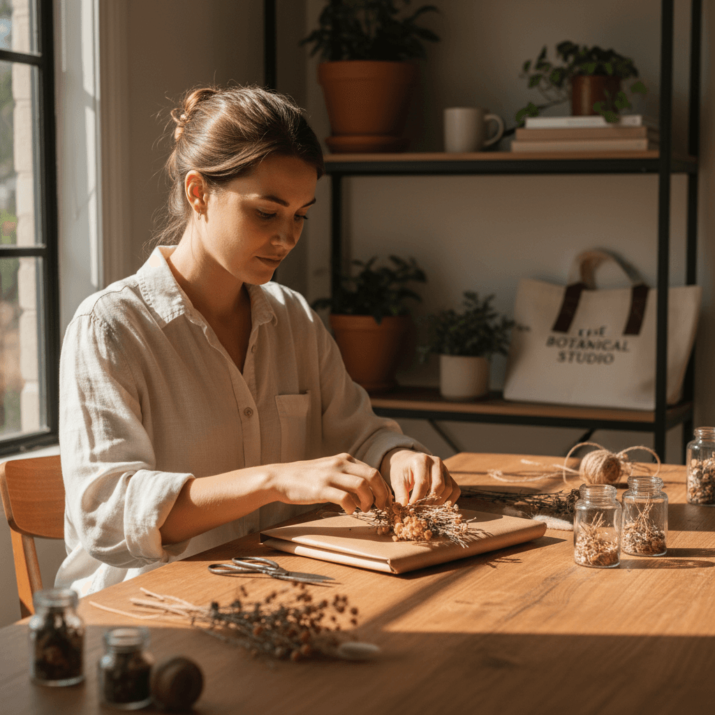 Portrait photography of professional in workspace