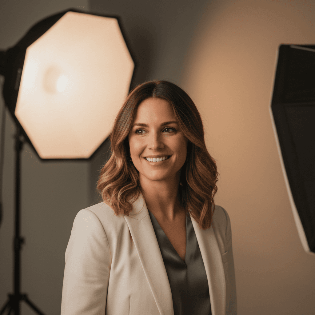 Professional corporate headshot portrait