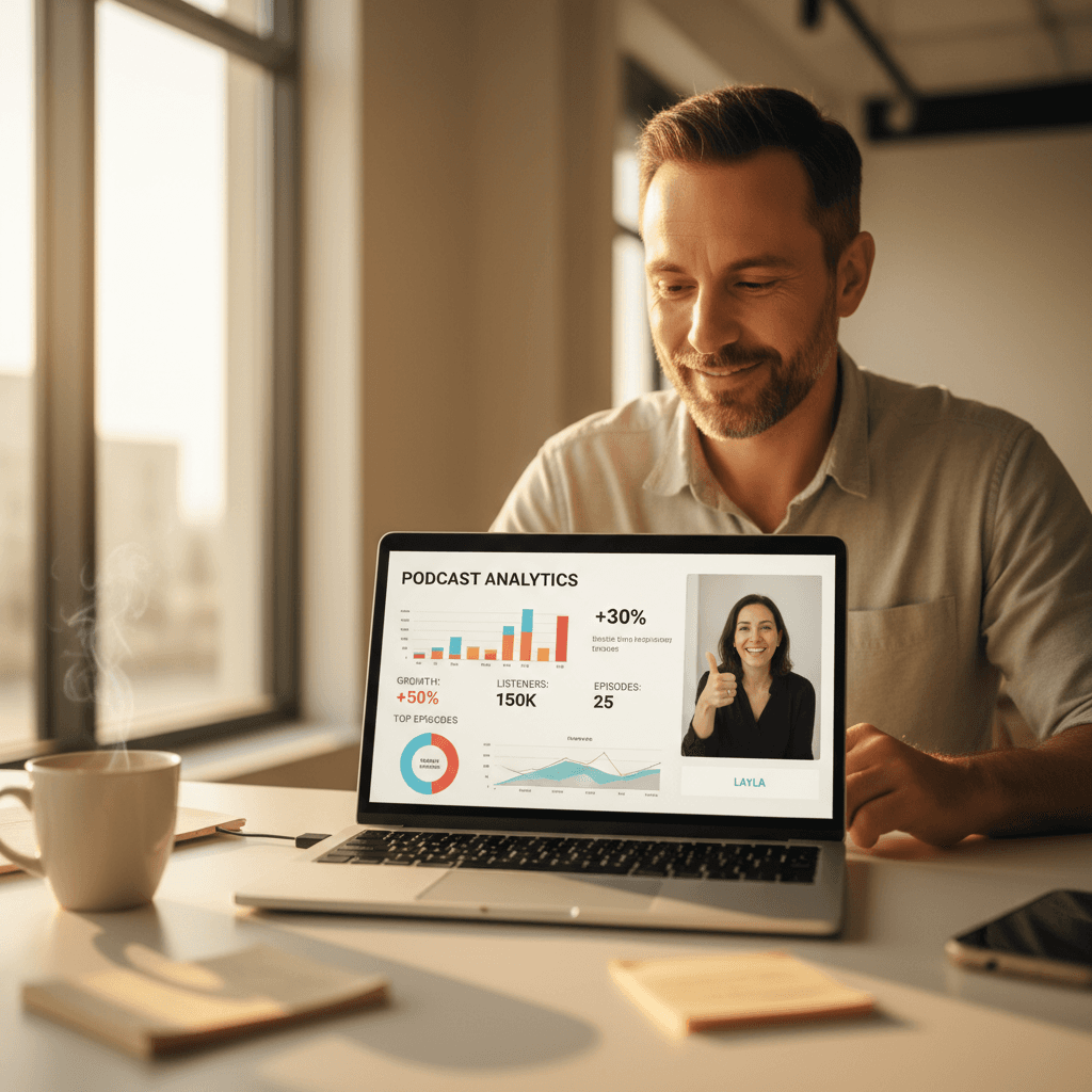 Ongoing podcast management and performance analytics review