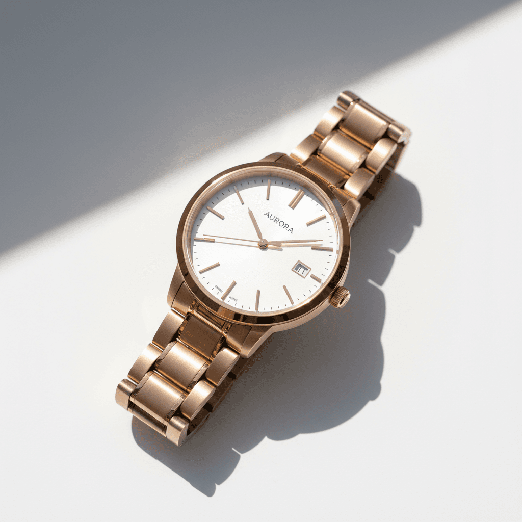 Luxury watch product photography