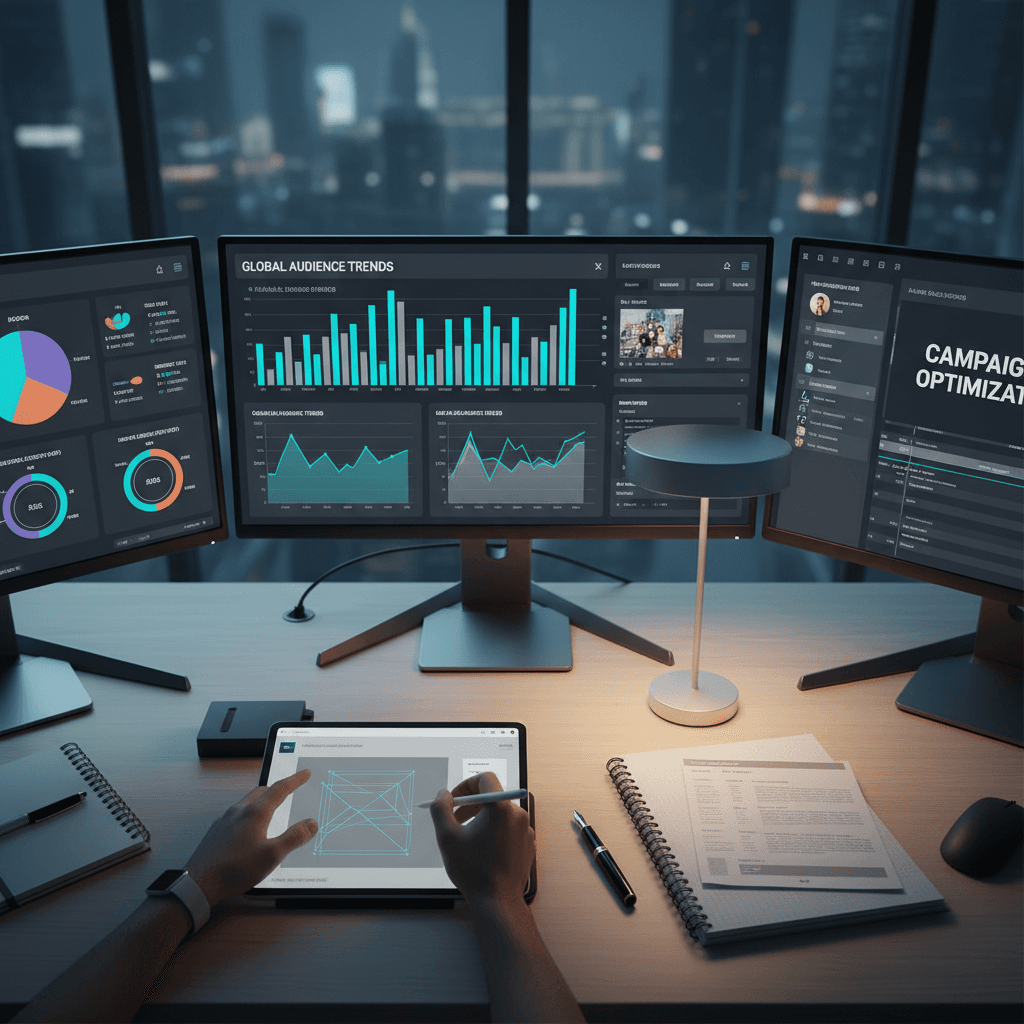 Digital strategist optimizing commercial platform targeting