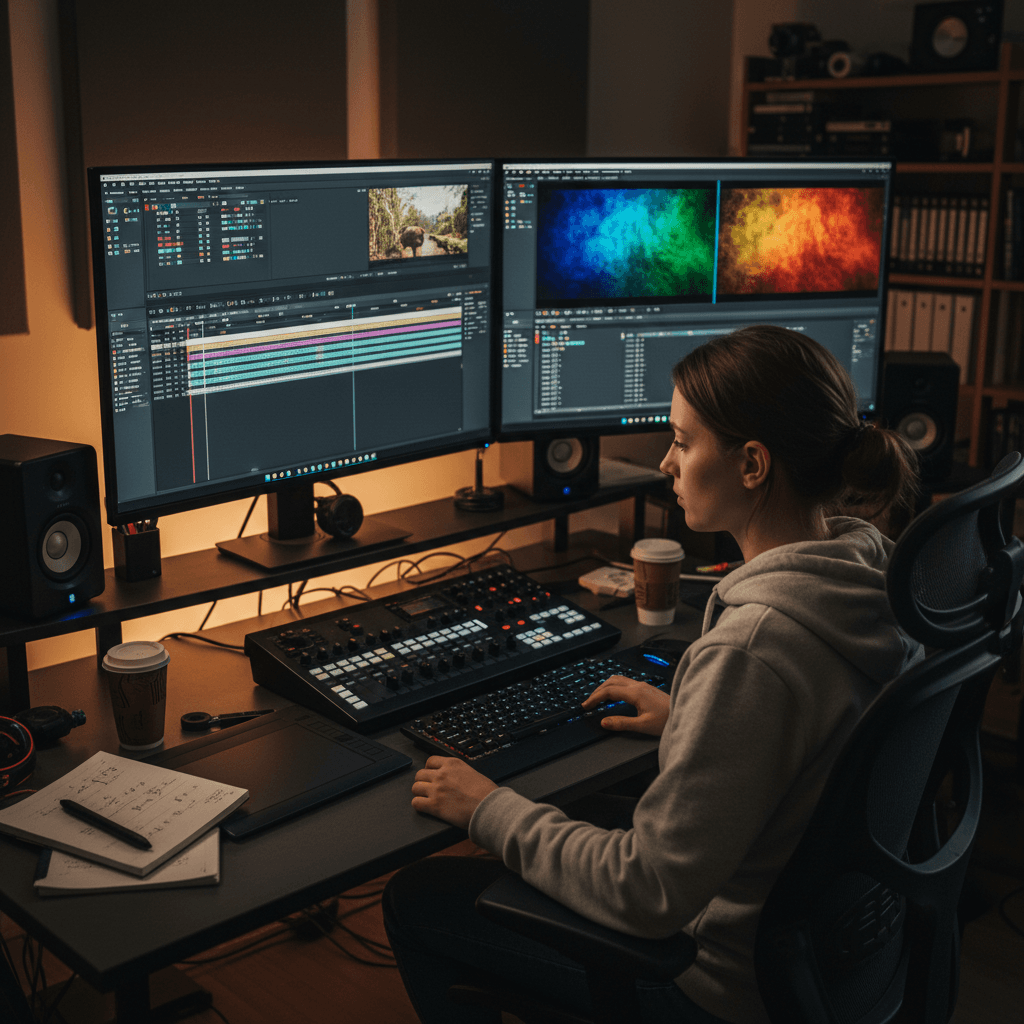 Video editing and highlight reel production
